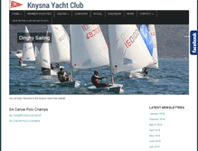 Tablet Screenshot of knysnayachtclub.com